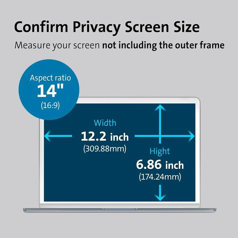 Kensington MagPro Magnetic Laptop Privacy Screen 14